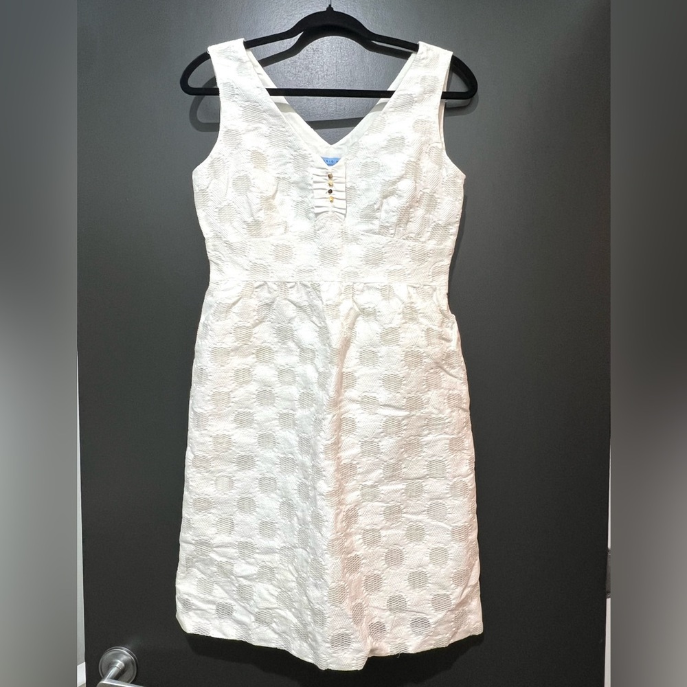 Antonio Melani White Sleeveless Dress